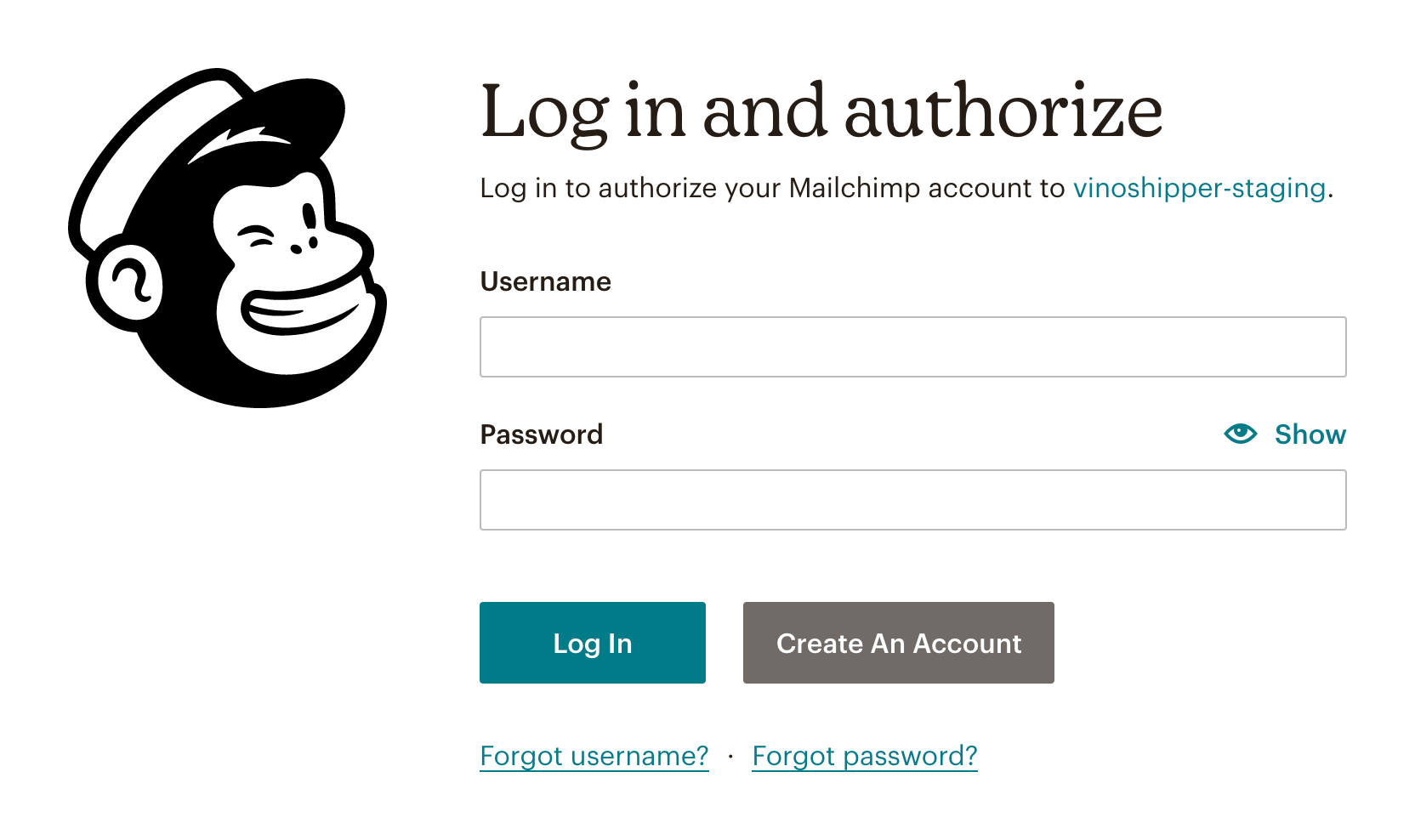Connecting to Mailchimp