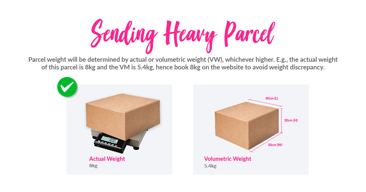 How to avoid misdeclared parcel weight? EasyParcel (Singapore) Help