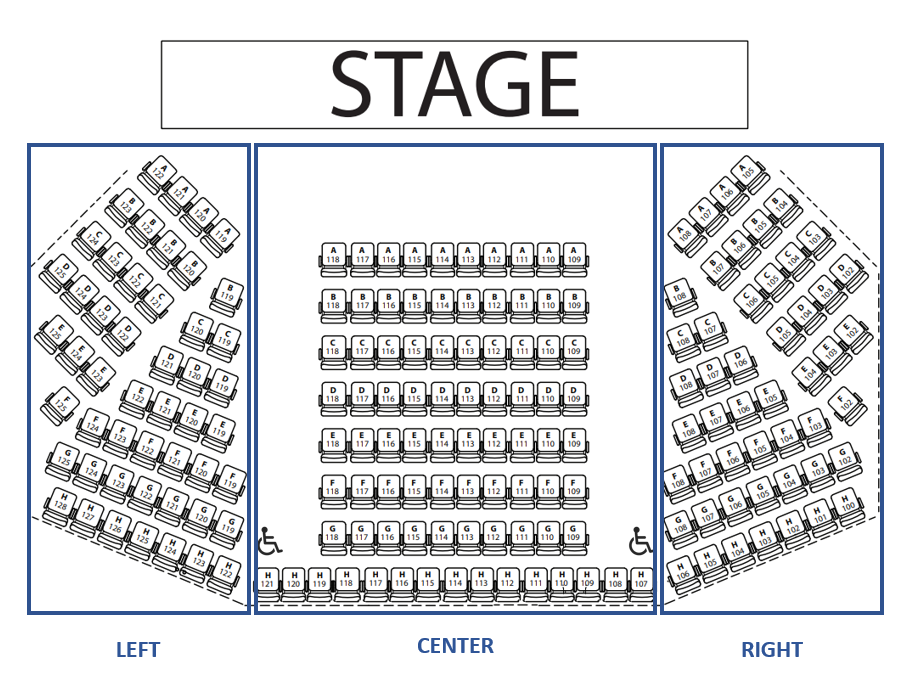 How can I show aisles and other features on the seating chart? DonorView
