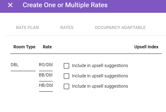 Rate Section - Creating and editing rates : Support Centre