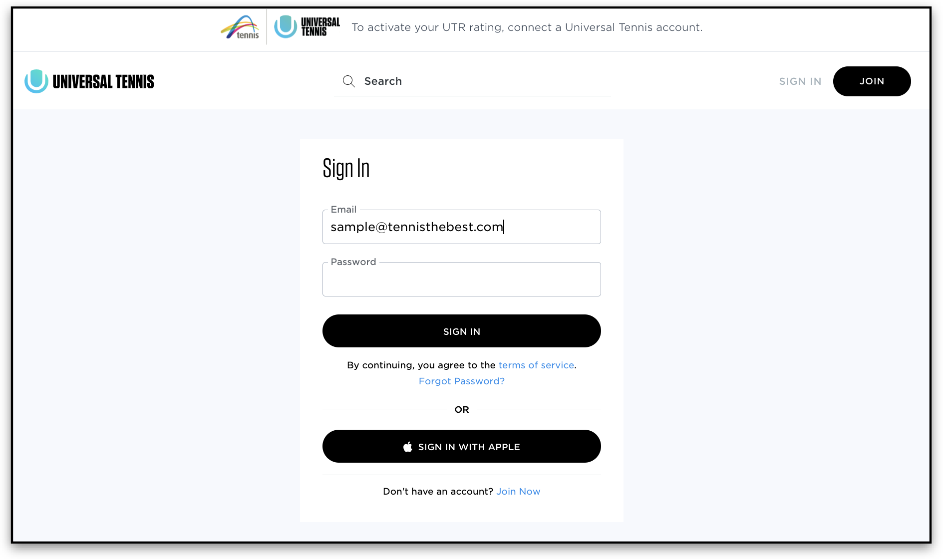 Activating your UTR Rating from Match Centre Help Center