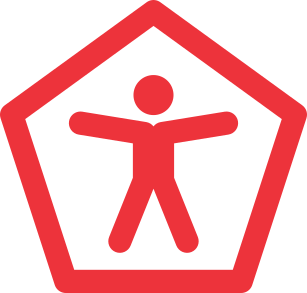 A red pentagonal icon indicates an item with severe accessibility issues.