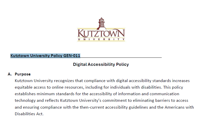 A portion of a PDF with text highlighted to be tagged.