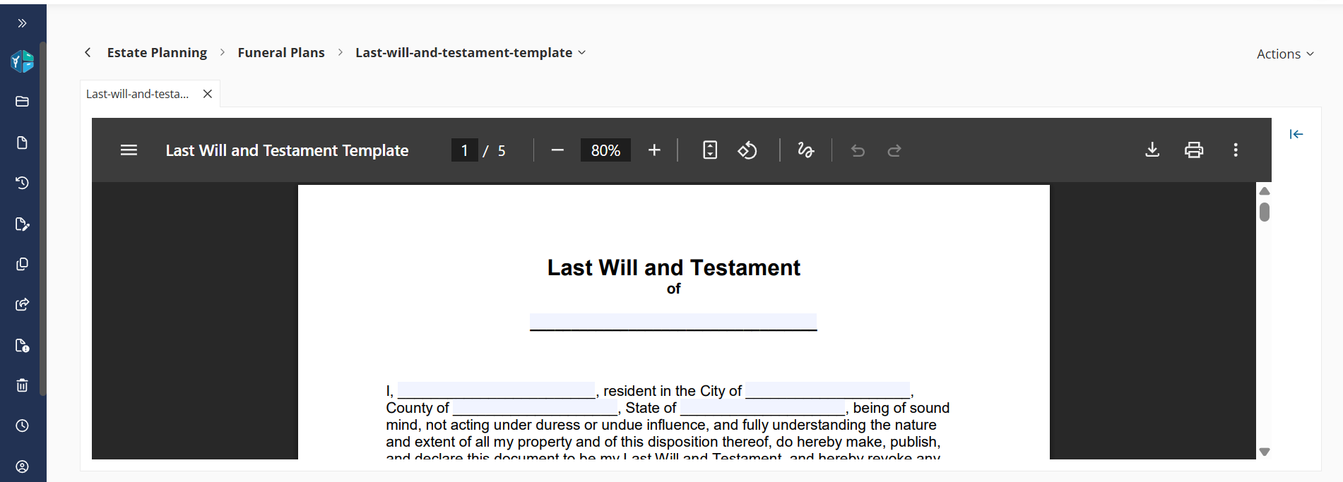 Left and Right panels hidden when previewing a file