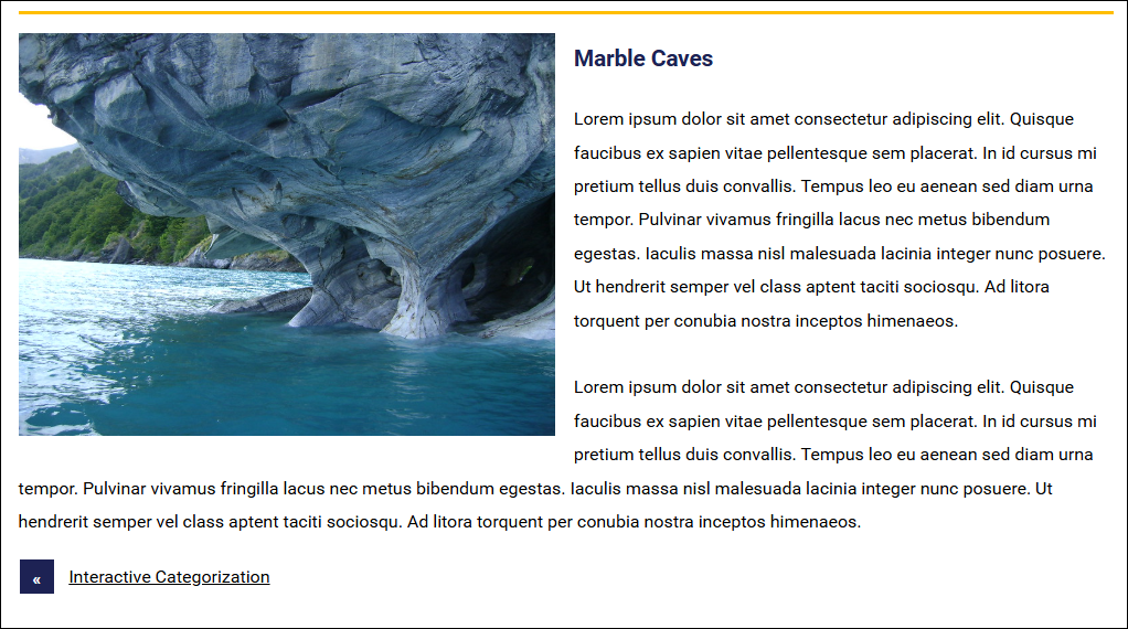 Content page with image on the left and the text wrapped around the image on the right.