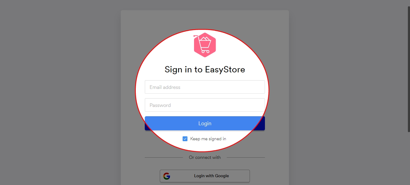 Enter Shop Name and EasyStore URL and click Submit