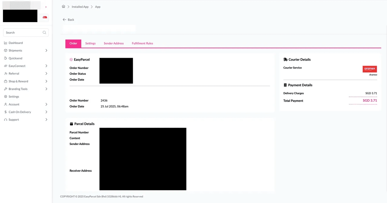 Update Shopee's Status button and AWB download option