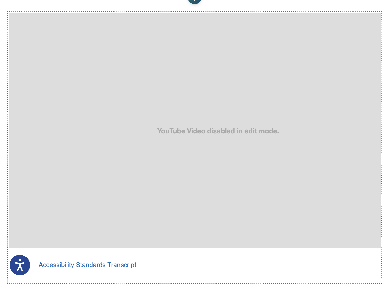 youtube video in preview mode