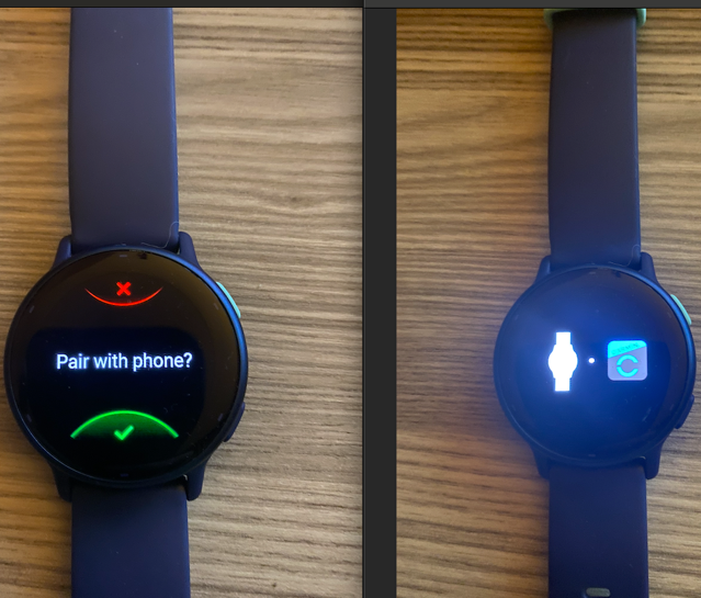 A screenshot of a smart watch  AI-generated content may be incorrect.