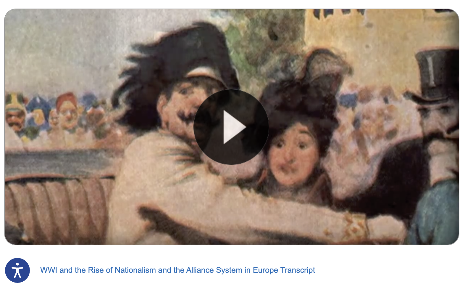 screenshot of the Add Generic video on the page published using a link