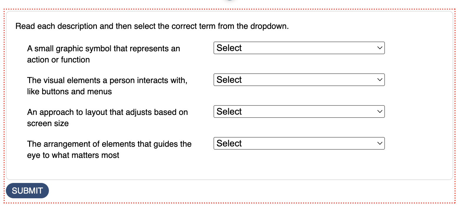 text answer checked question in preview/edit mode