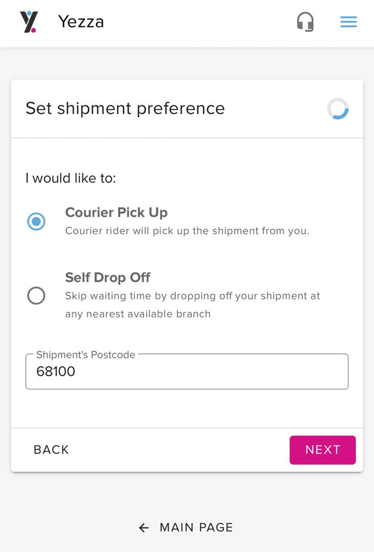 Step 8 - Set Pickup Address