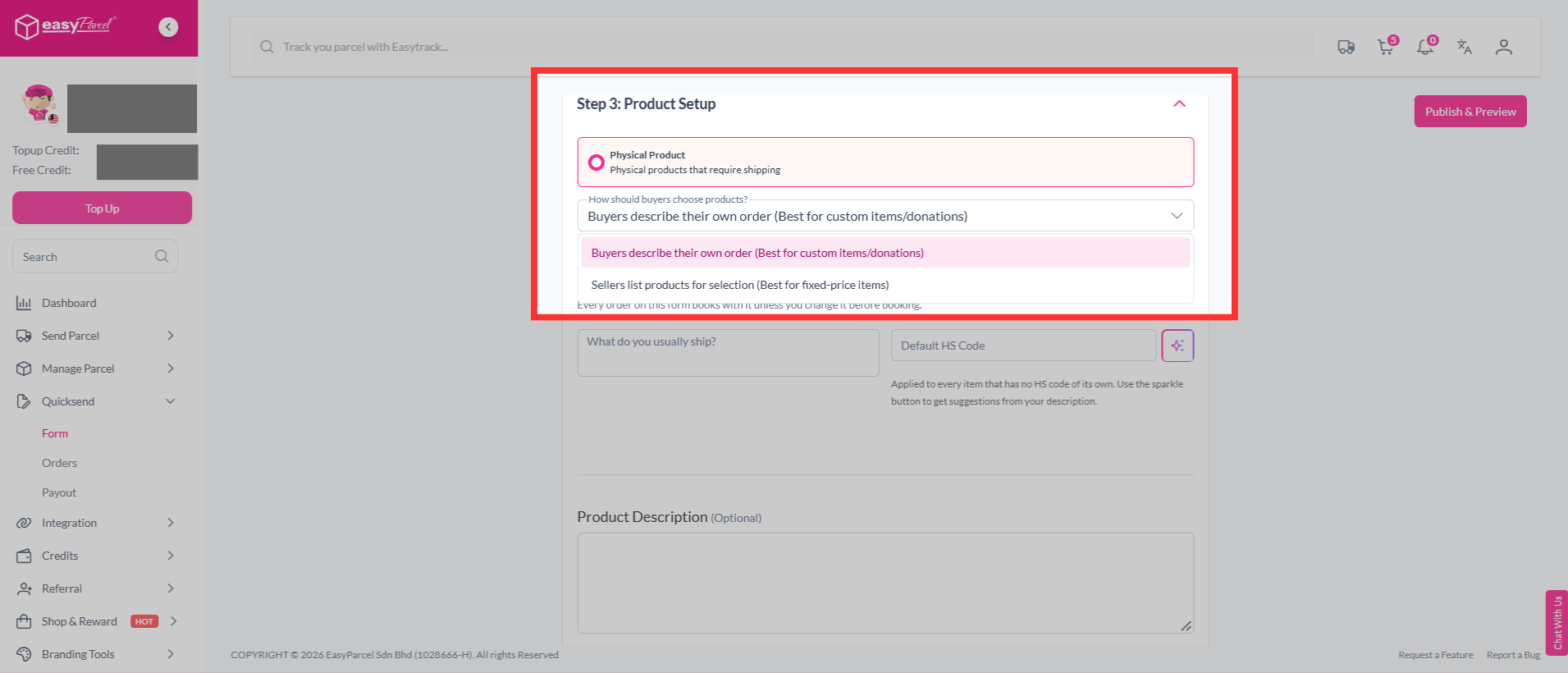 QuickSend Integration (3)