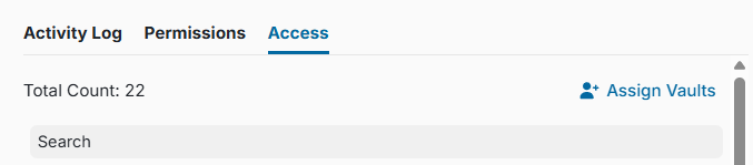 Fixed the Activity Log, Permission, and Access tab labels