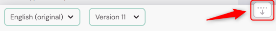 An arrow points to the Expand/Collapse Editing panel button.