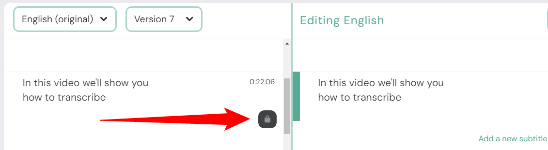 Red arrow points to the reference panel lock icon.