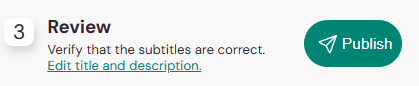 Publish button highlighted from the top left panel of the editor window.