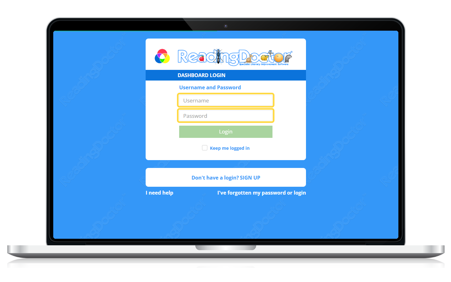 Educator Name Cards Step2 Login Fields
