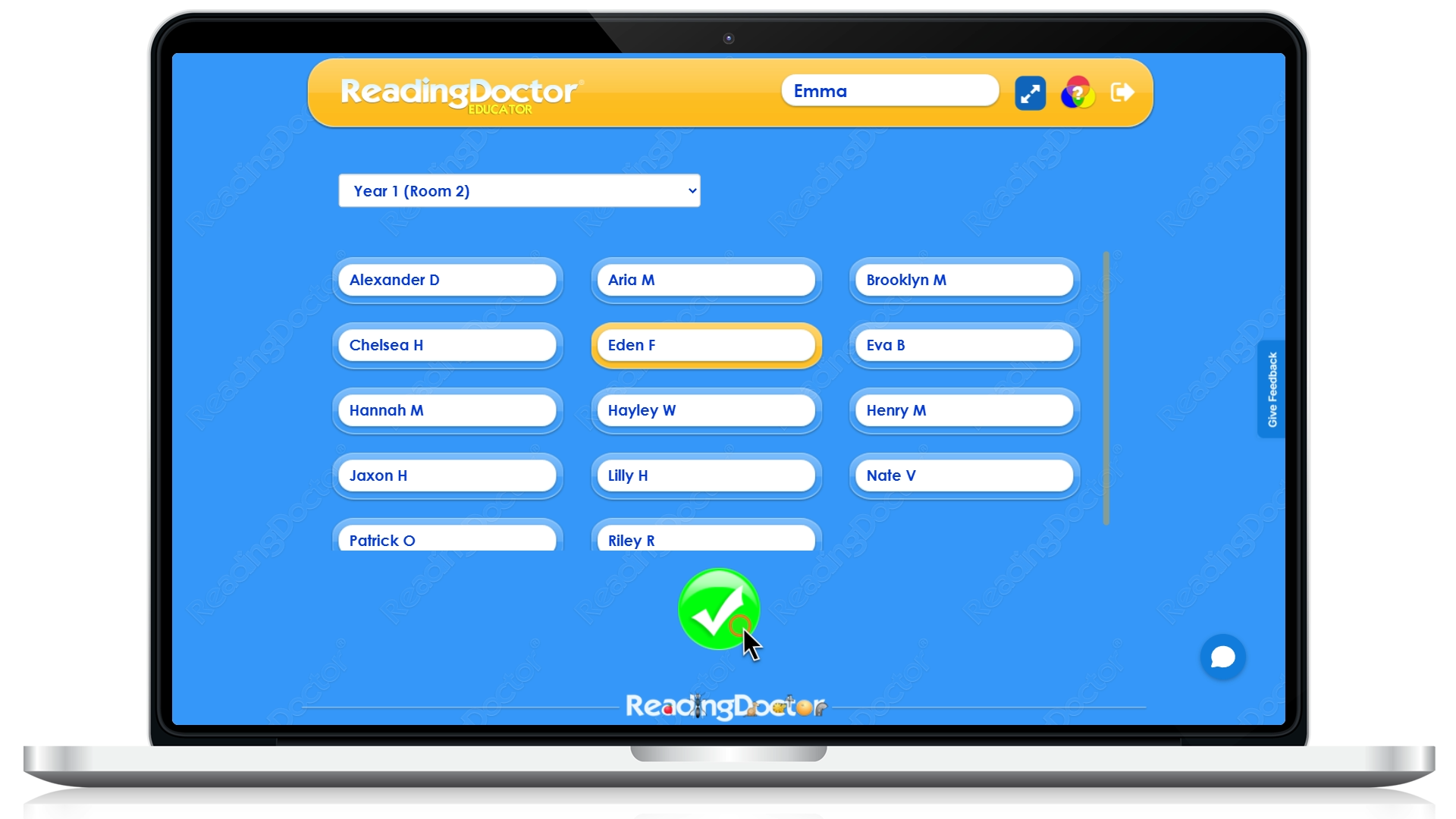 ReadingDoctor Login on MacBook Pro (10)