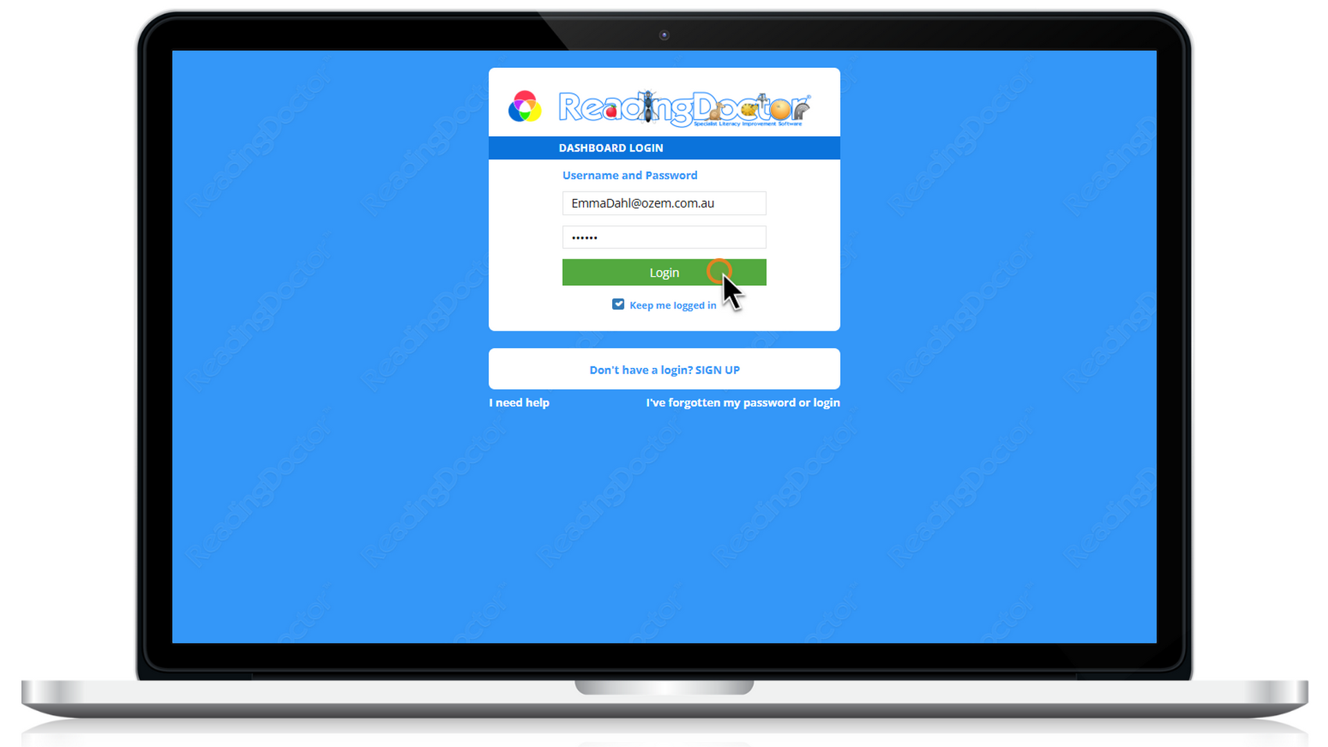 ReadingDoctor Dashboard on MacBook Pro (22)