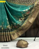 Kalamkari Digital Print Dola Silk Saree