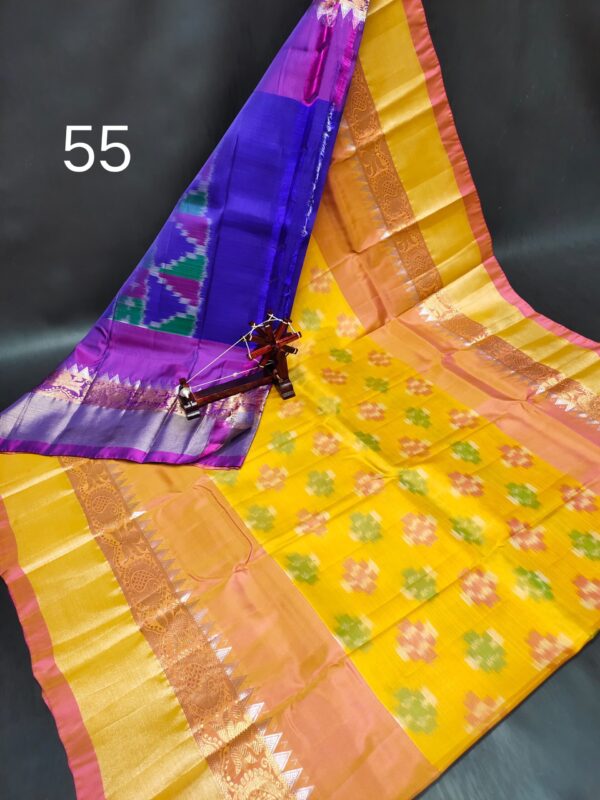 Pochampally Ikkath Design Pure Uppada pattu