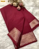 Viscose Warm Crepe Silk Saree