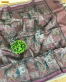 Kalamkari Soft Linen Silk Saree