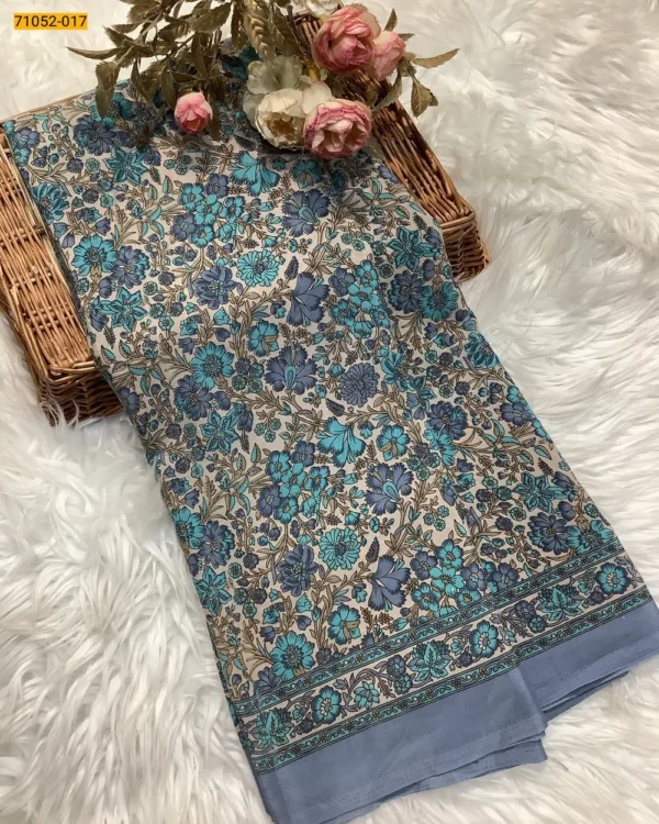Jasmine Crepe Silk Saree - Image 19