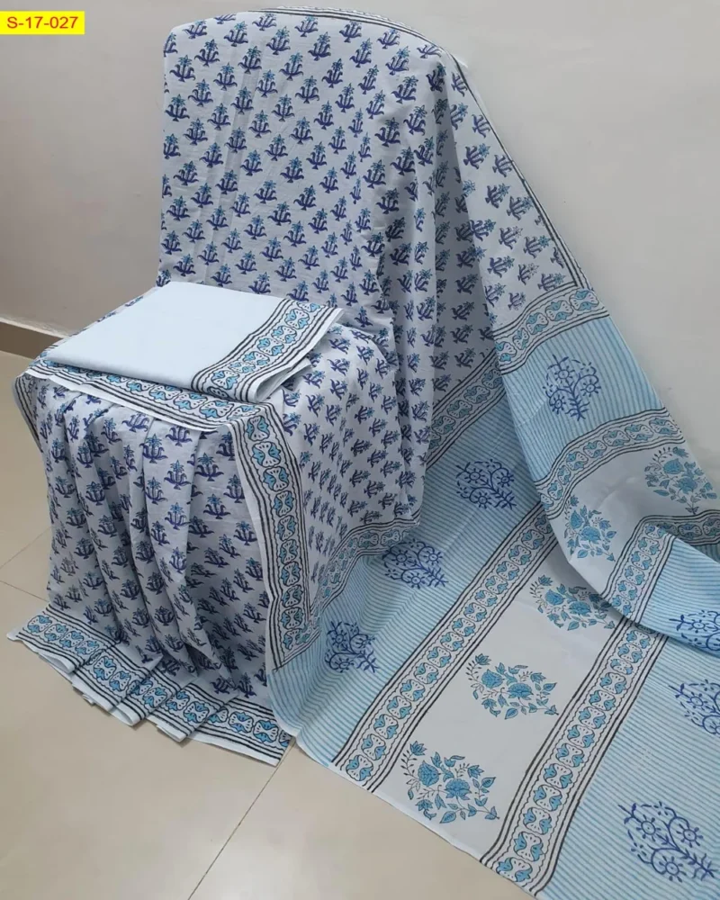 Pure Cotton Mulmul Saree - Image 7