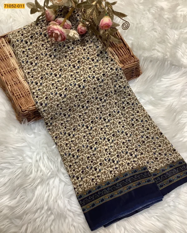 Jasmine Crepe Silk Saree - Image 20