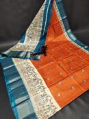 Pure Dola Silk Madhubani Printed Sarees