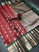 Pure Handloom Double Warp Kanchi Pattu Sarees