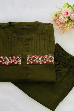 Stylish Ethnic Top Pant Set