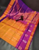 Scut Border Hand Butta Uppada Pure Pattu Sarees