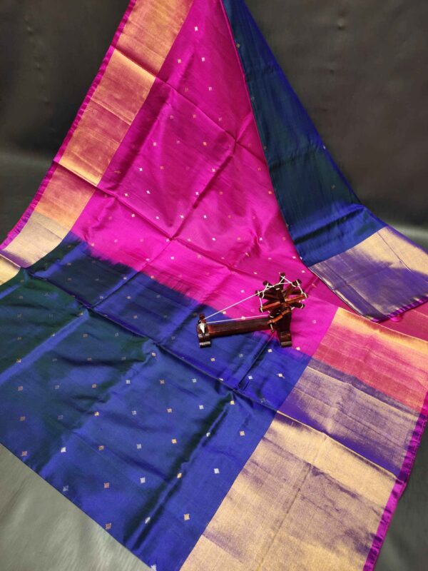 Uppada Pattu 400 Kaddi Naxathra Buta Sarees - Image 31