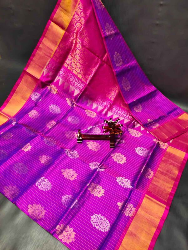 Uppada Pattu Rich Pallu Buta Sarees - Image 8