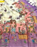 Kalamkari Digital Print Soft & Smooth Weightless Chiffon Sarees