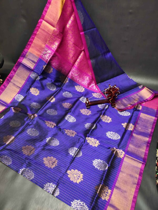 Uppada Pattu Rich Pallu Buta Sarees - Image 2