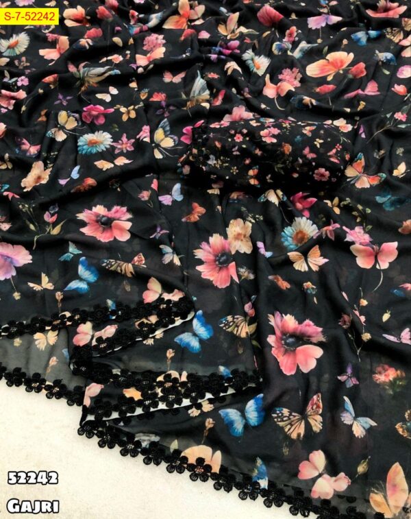 Weightless chiffon saree - Image 2