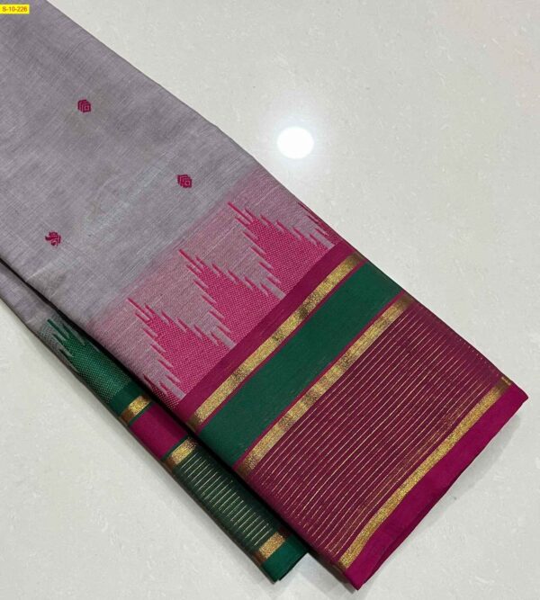 Cotton Elegance Handloom Pure Cotton Saree - Image 8