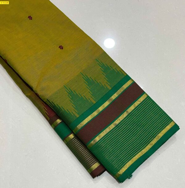 Cotton Elegance Handloom Pure Cotton Saree - Image 7