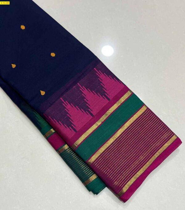Cotton Elegance Handloom Pure Cotton Saree - Image 10