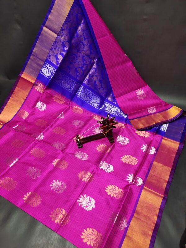Uppada Pattu Rich Pallu Buta Sarees - Image 12