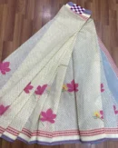 Khadi Cotton Sarees with Applique Work