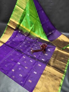 Uppada Pattu 400 Kaddi Naxathra Buta Sarees