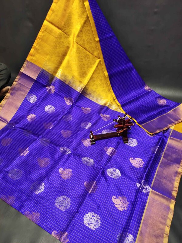 Uppada Pattu Rich Pallu Buta Sarees - Image 4