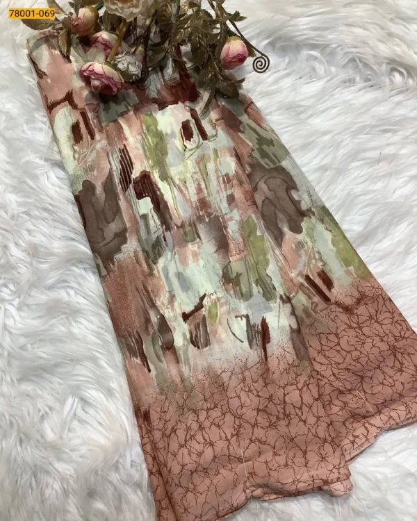 Chiffon Printed Saree - Image 10