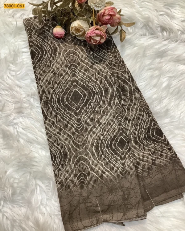 Chiffon Printed Saree - Image 31