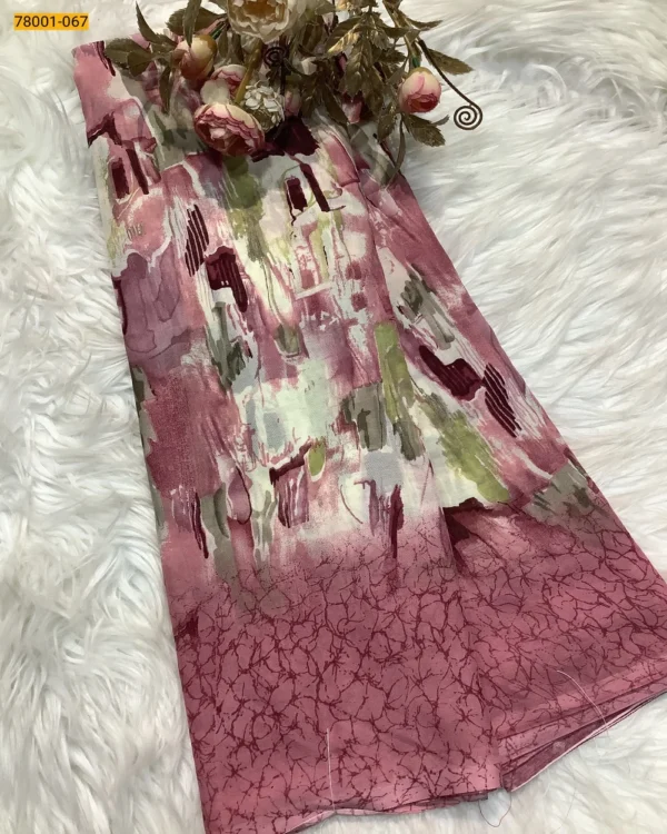 Chiffon Printed Saree - Image 30